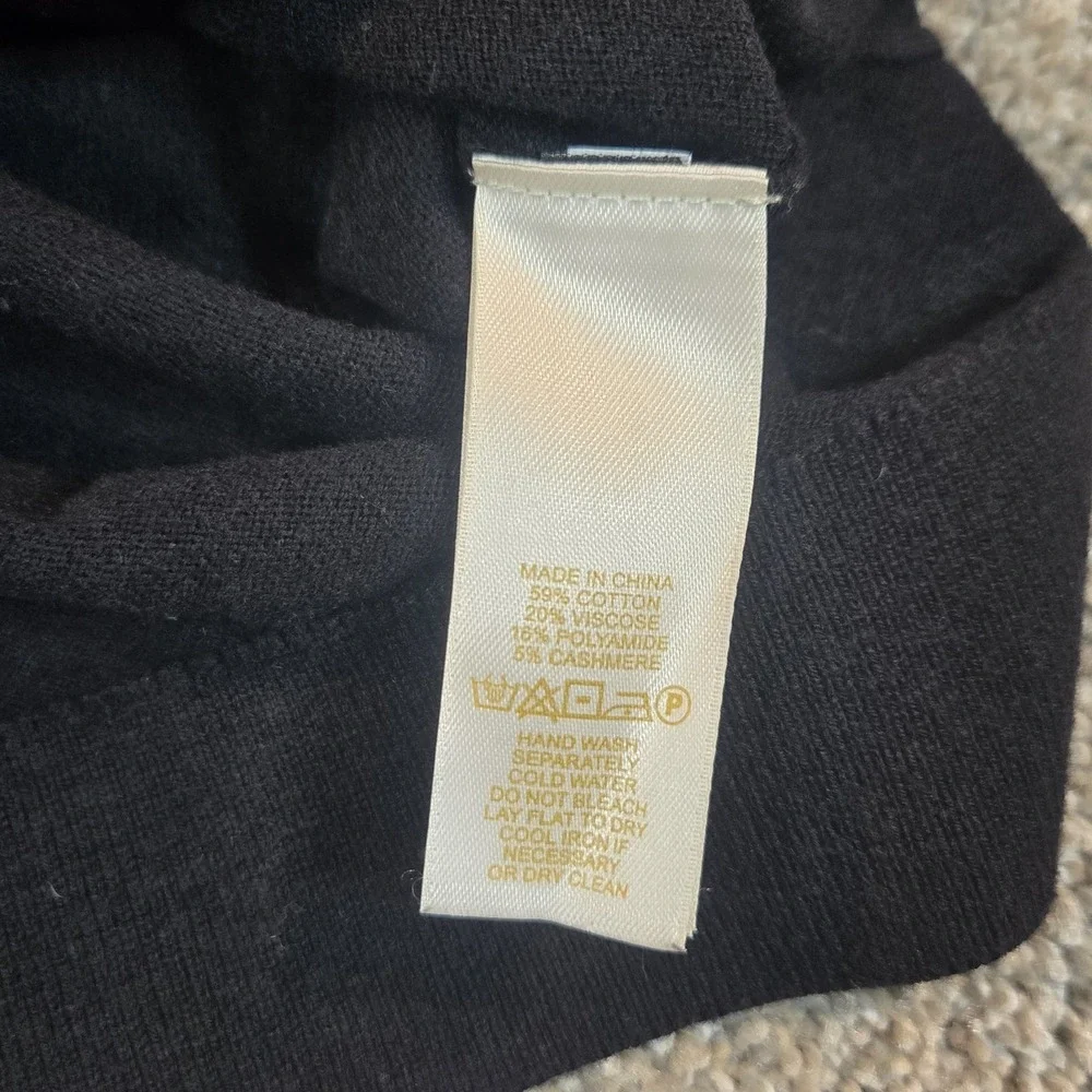 Kate Spade 3/4 Sleeve Woman's XS Black Sweater With Bow‎